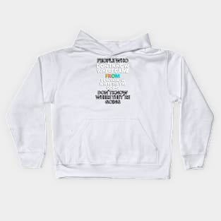 learn history Kids Hoodie